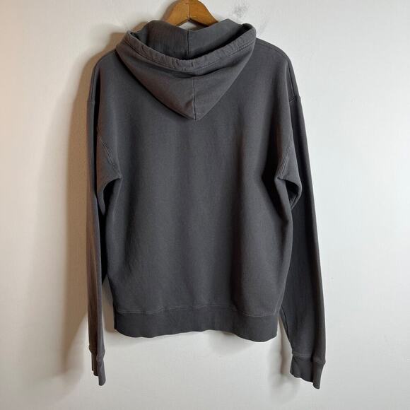 Hanes ComfortWash Womens Hoodie Sweatshirt Size M Gray Freed Fingerprint Graphic - Picture 4 of 6